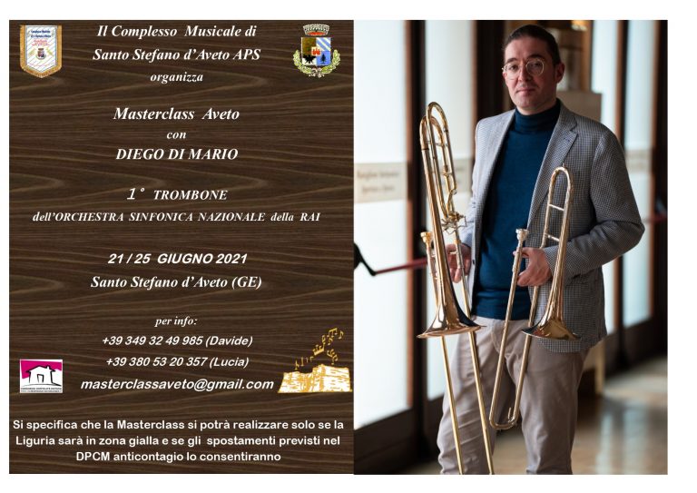 Masterclass con il complesso musicale di Santo Stefano d’Aveto