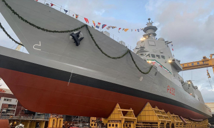 Ecco la nave Montecuccoli della Marina Militare, ultima nata a Riva Trigoso per presidiare i nostri mari