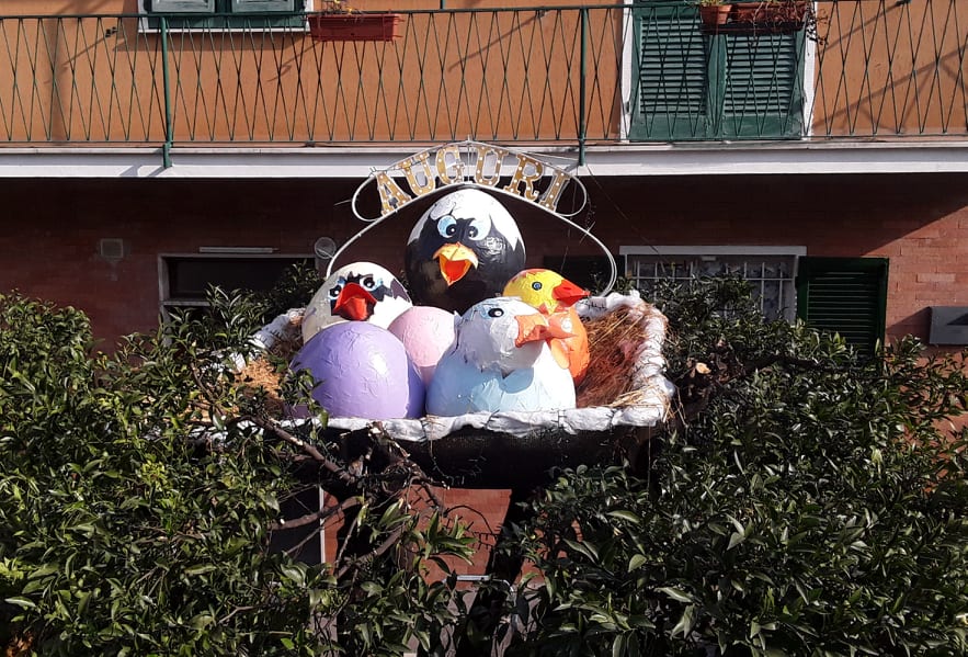 Uova pasquali a Lavagna per portare un po’ di allegria