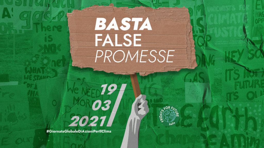 Venerdì 19 marzo Giornata Mondiale per il Clima