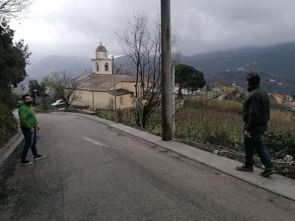 Lavori di messa in sicurezza a Verici