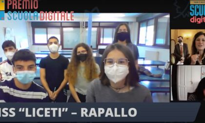 Scuola Digitale, premiati i ragazzi di Rapallo