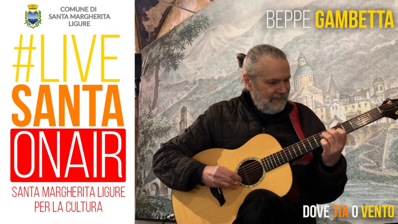 Stasera il debutto di #livesanta on air con la chitarra di Beppe Gambetta