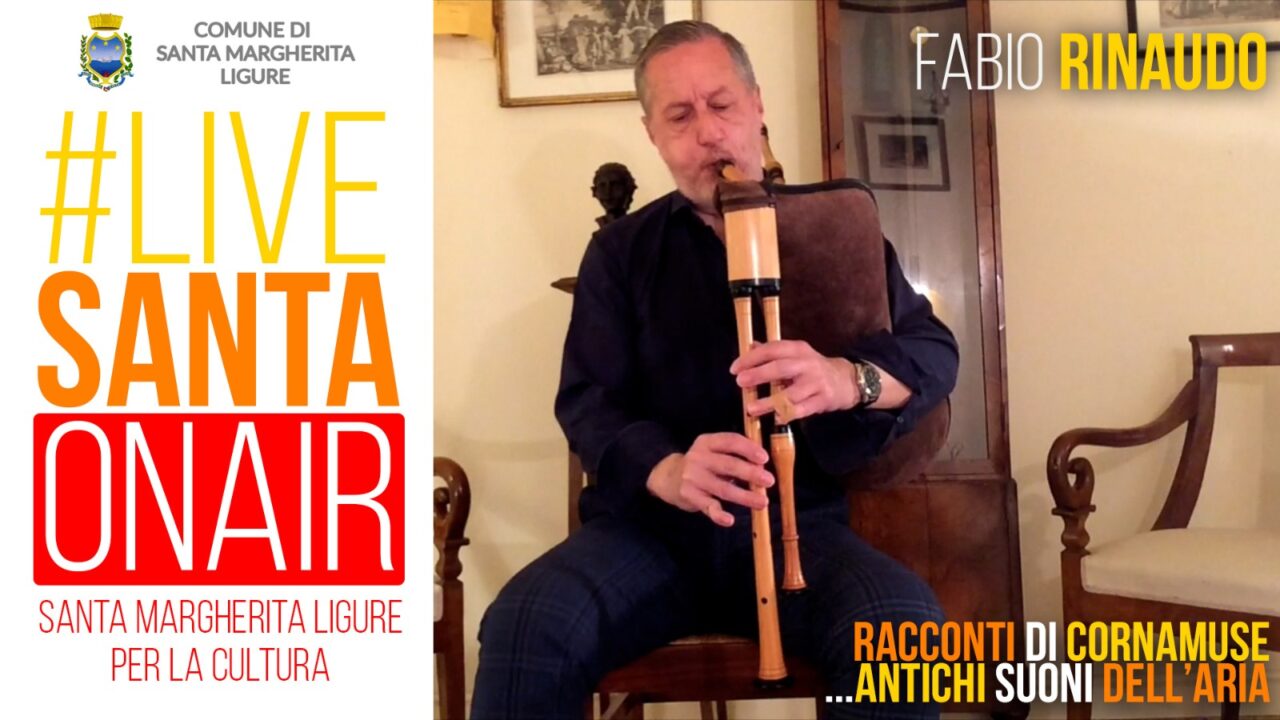 #livesanta on air : lunedì alle 21 appuntamento con Fabio Rinaudo e le sue cornamuse