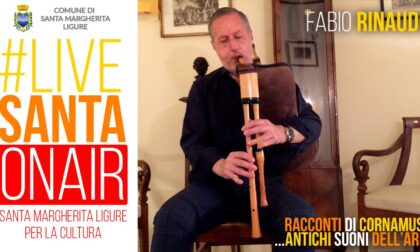 #livesanta on air : lunedì alle 21 appuntamento con Fabio Rinaudo e le sue cornamuse