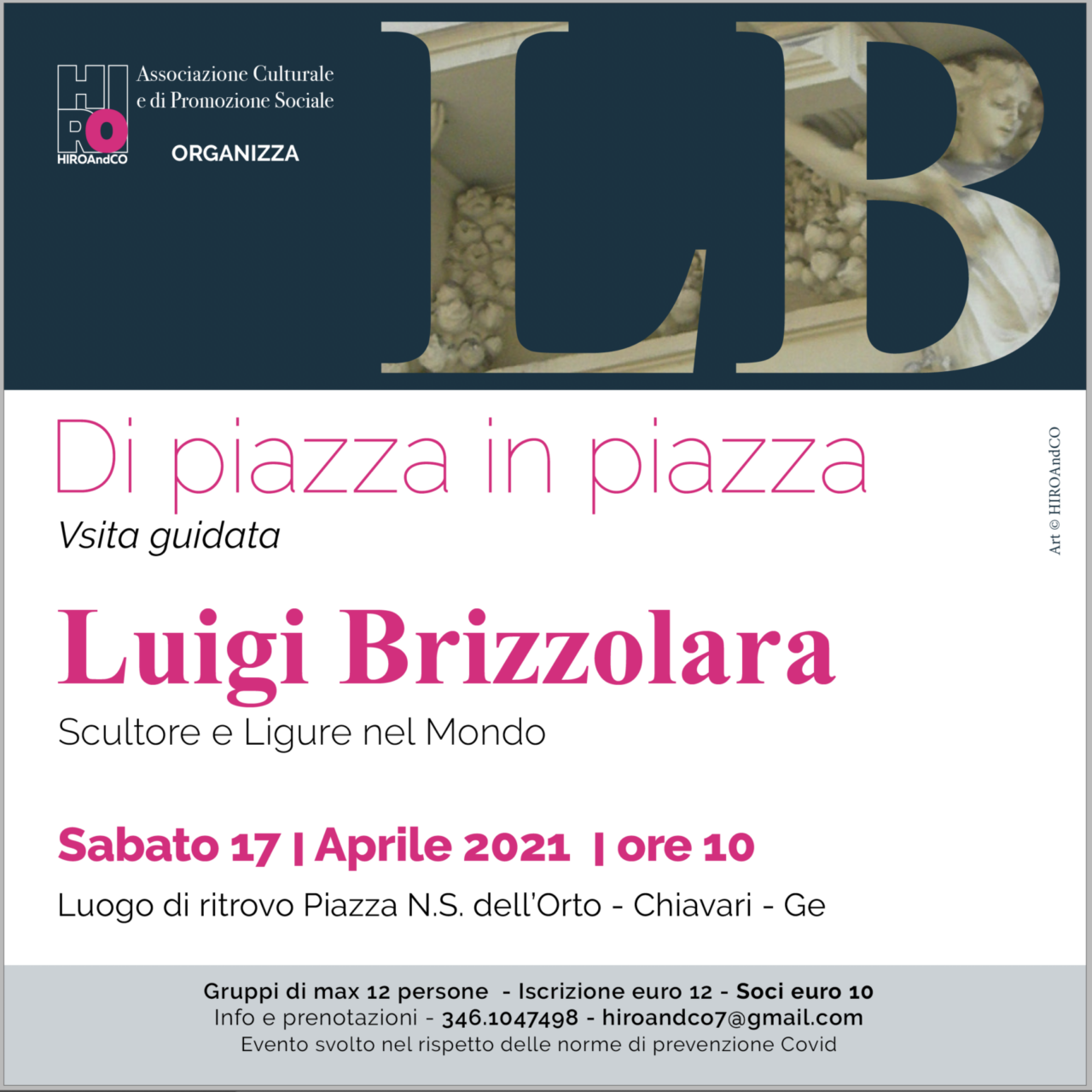 Sulle tracce di Luigi Brizzolara, sabato la visita guidata…con un dolce omaggio finale