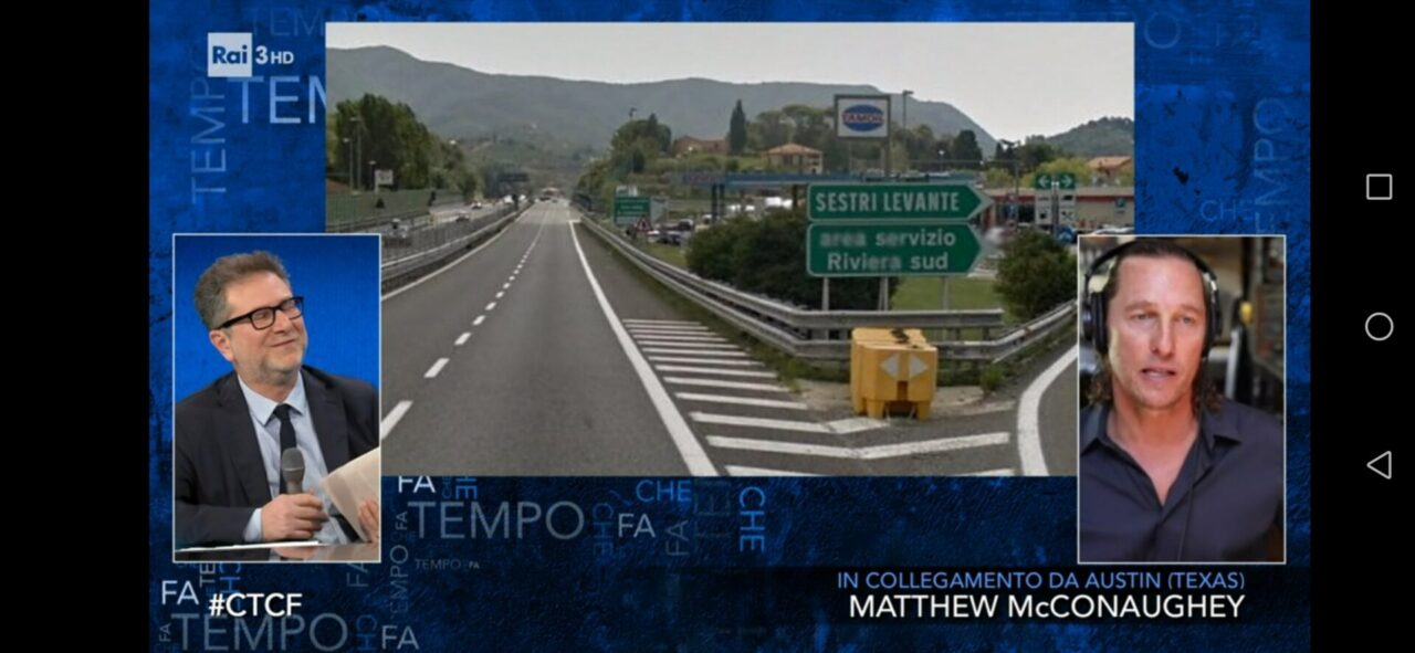 Matthew McConaughey e quell’incidente in moto a Sestri Levante