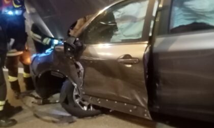 Incidente frontale in autostrada