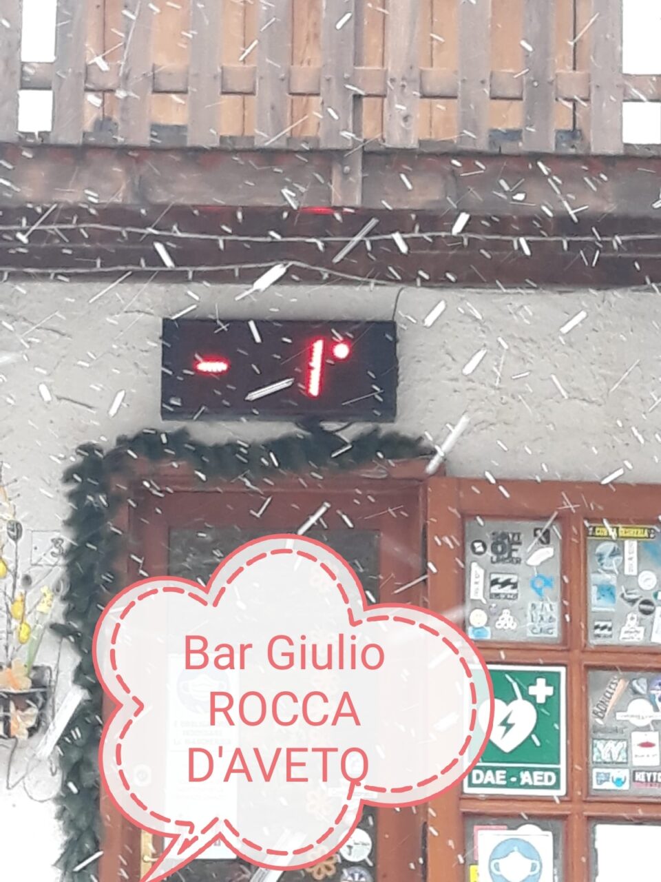 Fiocchi di neve in Val d’Aveto e brusco calo delle temperature
