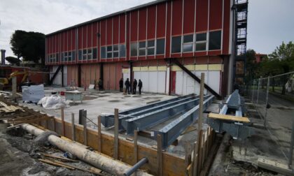 La palestra di via Lombardia sta diventando un piccolo palazzetto dello sport