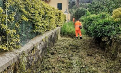 Salita San Rocco ripulita dai detenuti