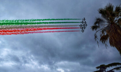 Frecce Tricolori su Genova, le immagini dell'esibizione