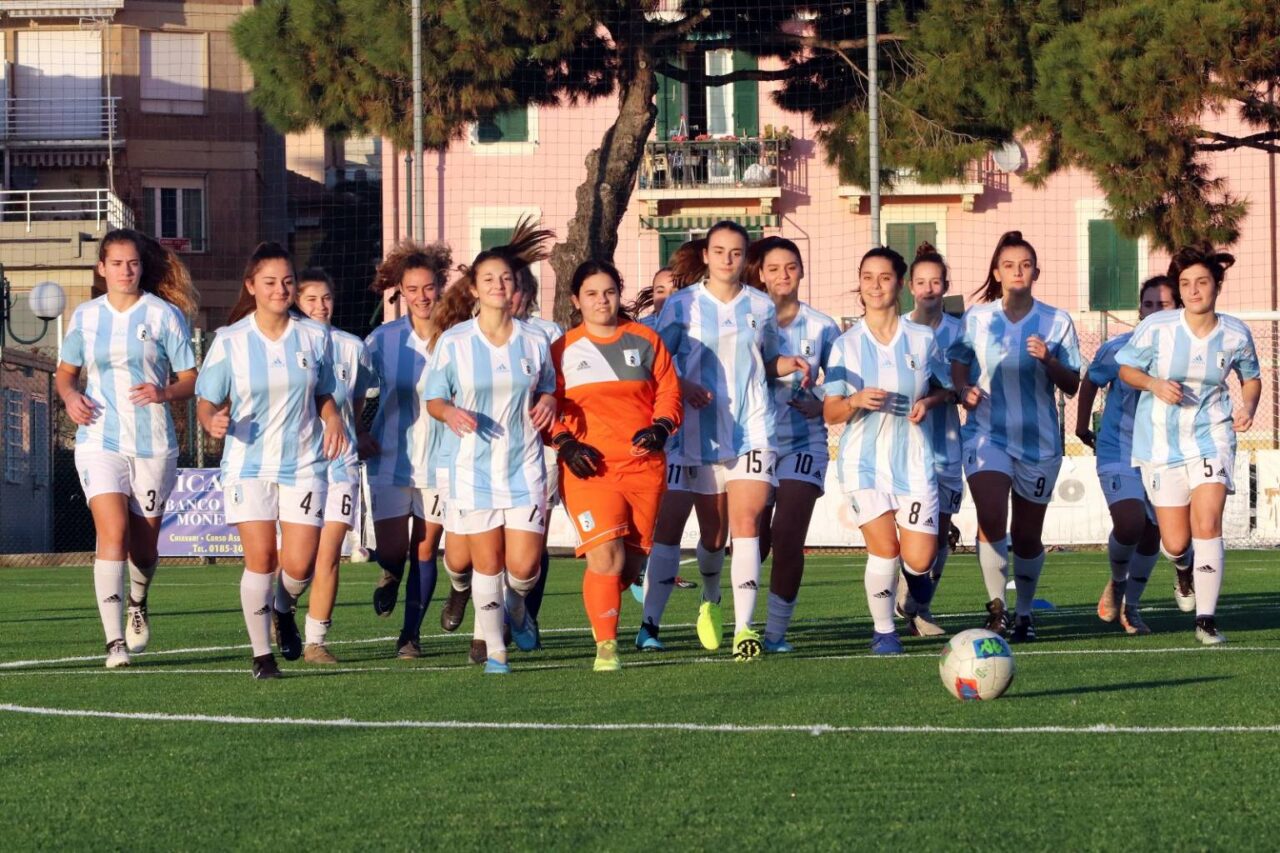 Le  ragazze dell’Entella conquistano i primi storici tre punti