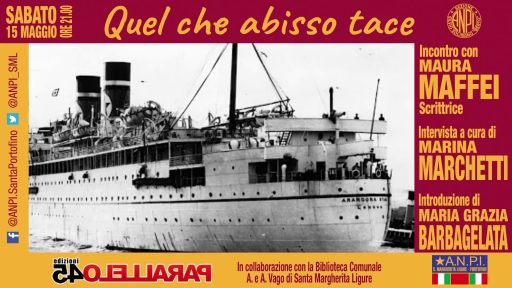 Santa Margherita, Anpi: presentazione on line del libro “Quel che abisso tace”
