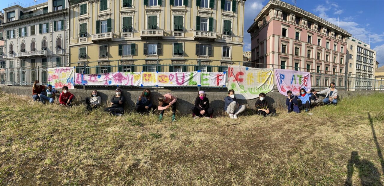 Cyberbullismo, un murales all’Acquasola realizzato dai ragazzi di Face