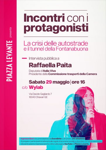 Wylab, Incontri con i protagonisti: Raffaella Paita su autostrade e tunnel Fontanabuona
