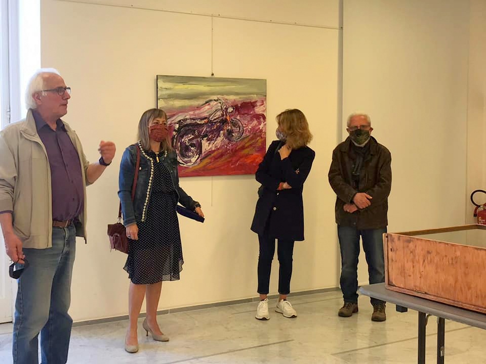Inaugurata a palazzo Fascie la mostra “L’arte nel vento” di Luigi Grande