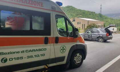 Incidente a San Colombano, due feriti al pronto soccorso