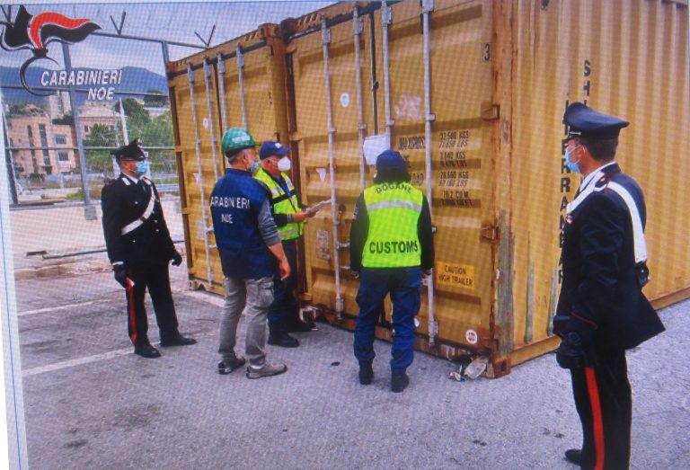 Rifiuti, un sequestro da 350 tonnellate
