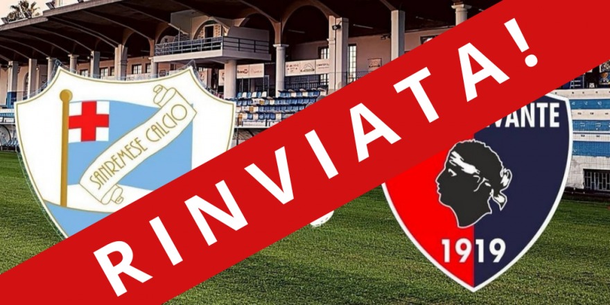 Covid, salta il match Sanremese-Sestri Levante