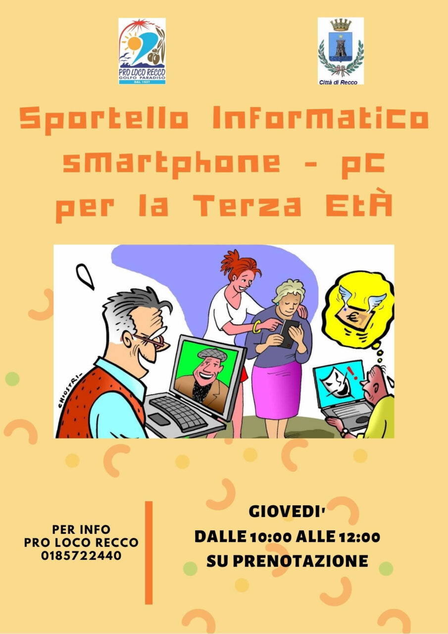 Sportello Informatico per la Terza Età presso la Pro Loco Recco