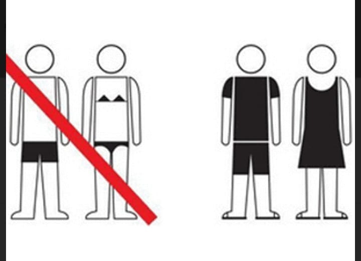 Divieto di circolare in costume a Zoagli