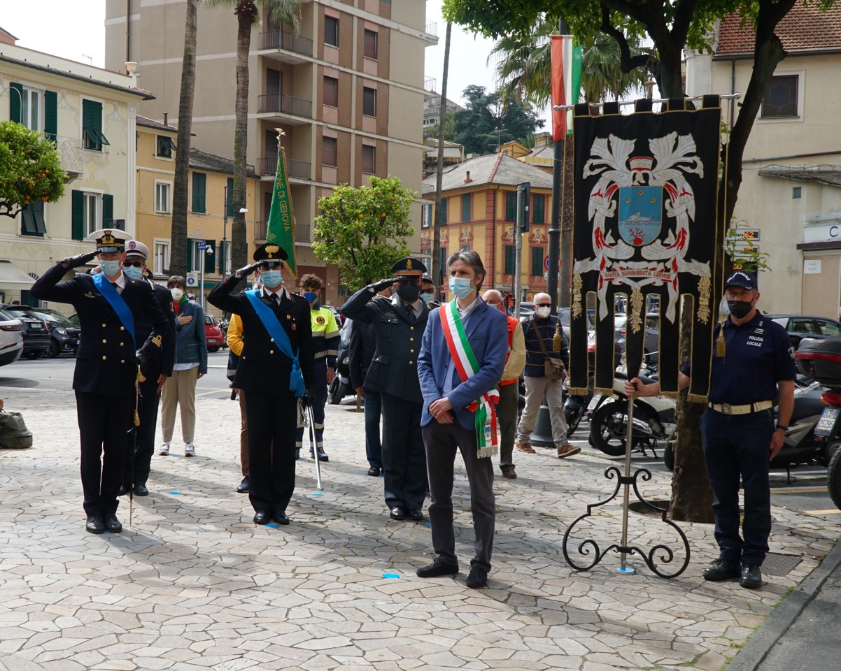 Santa Margherita festeggia (senza pubblico) l’anniversario della Repubblica