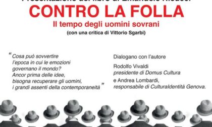 Rapallo, Fdl presenta "Contro la folla. Il tempo degli uomini sovrani" di Emanuele Ricucci