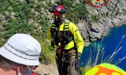 Portofino, Vigili del Fuoco soccorrono escursionisti