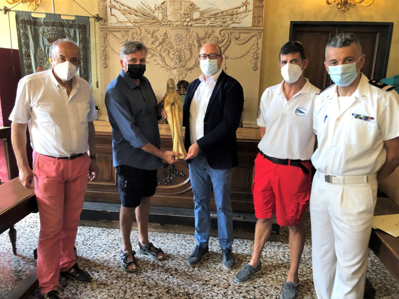 Madonnina del Gruppo del Sale ricollocata al suo posto