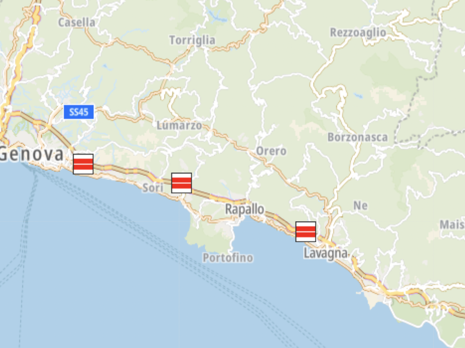 Autostrade, un calvario: code tra Genova Nervi, Recco, Rapallo e Chiavari