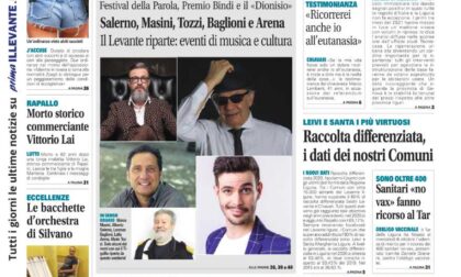 Il Nuovo Levante da oggi in edicola con inchieste, esclusive e interviste