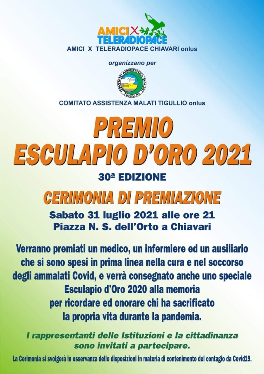 Annunciati i vincitori dei Premi Esculapio d’Oro