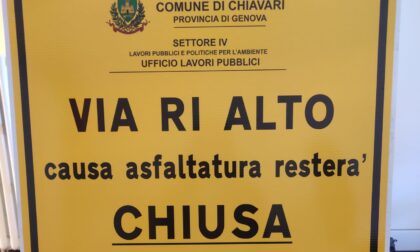 Inizia l'asfaltatura di via Ri Alto, modifiche alla viabilità da domani