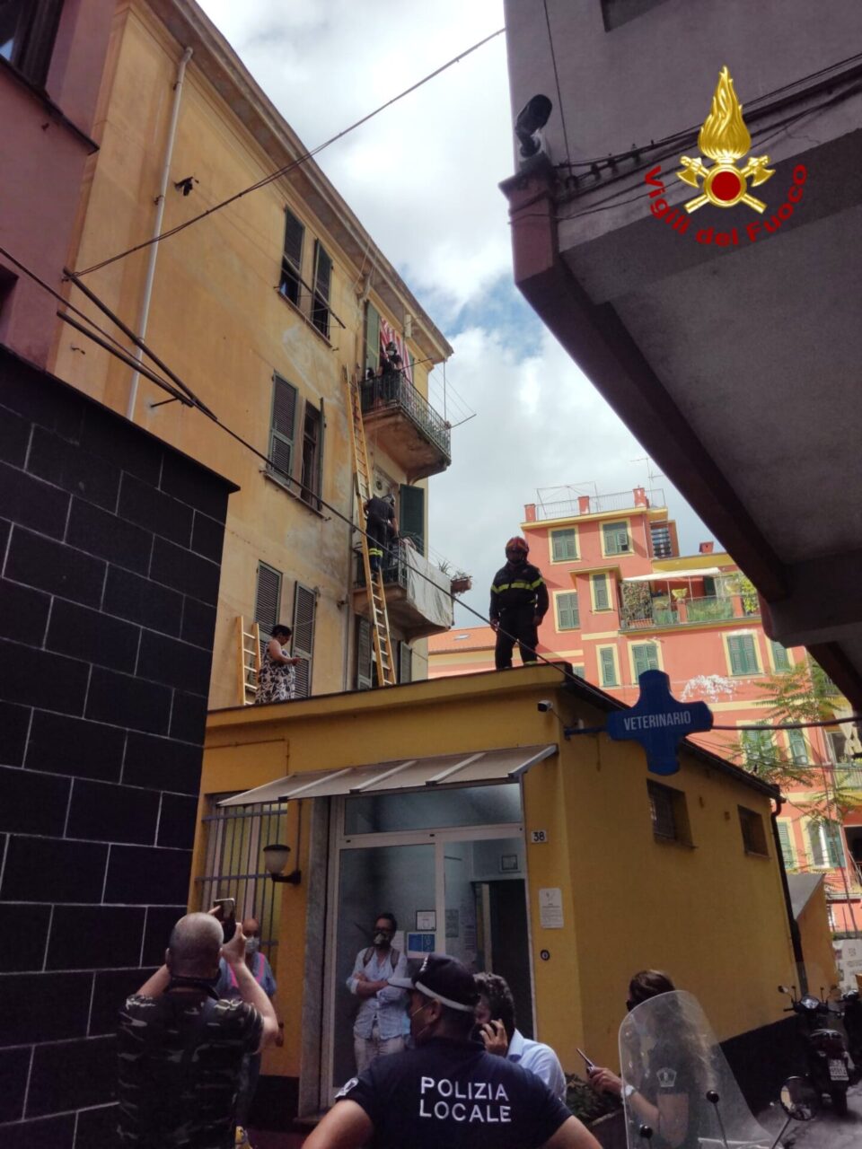 Rapallo: evacuato condominio in via San Benedetto