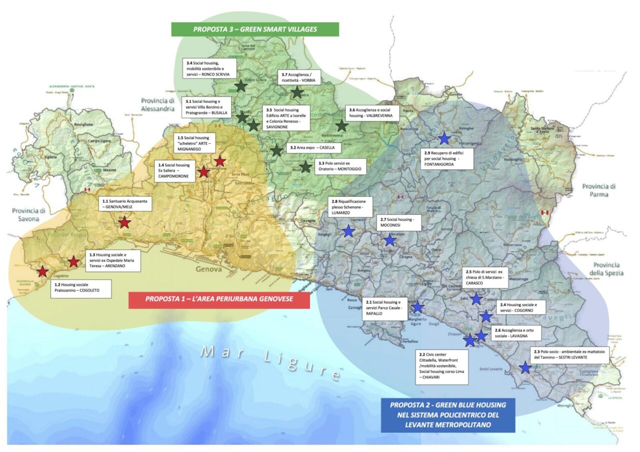 Città Metropolitana di Genova: 45 milioni in arrivo per i progetti presentati in 21 Comuni