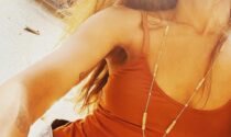L'attrice di Avatar Zoe Saldana in vacanza a Sestri Levante