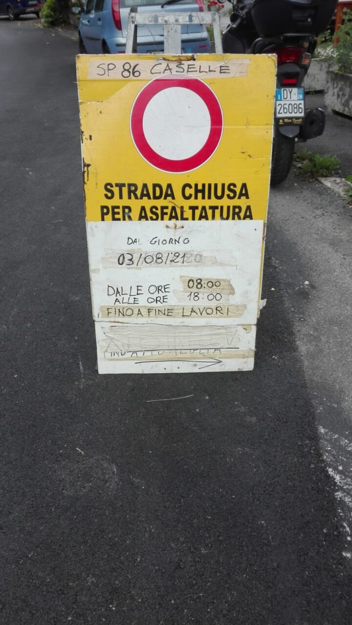 Val d’Aveto, chiusa per asfaltatura la SP 86 di Caselle