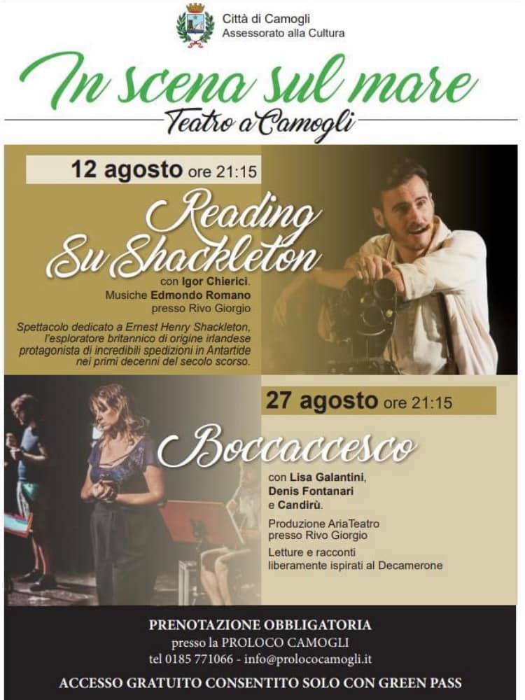 In scena sul mare a Camogli