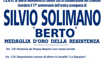 Domani la commemorazione ad Allegrezze del partigiano Silvio Solimano "Berto"