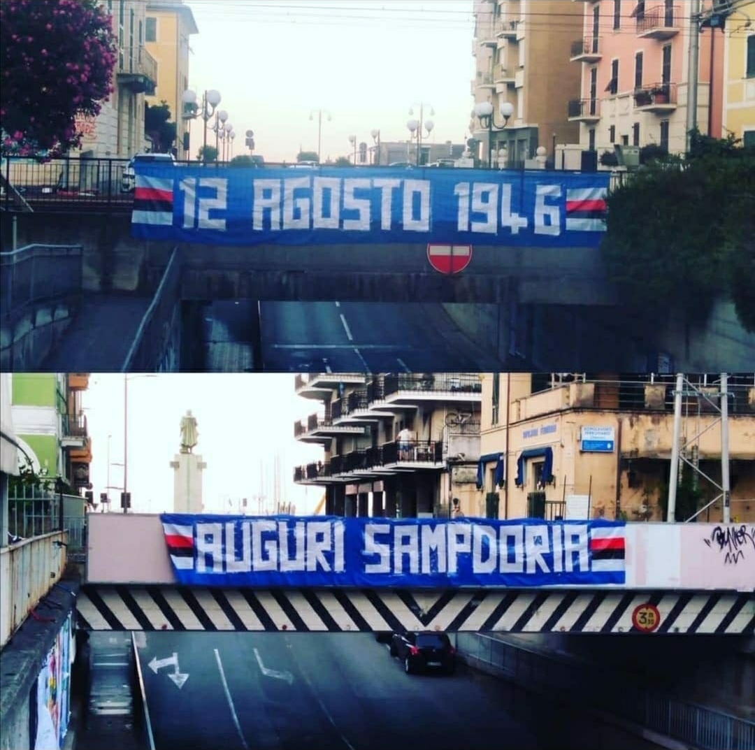 Chiavari si colora di blucerchiato per i 75 anni della Sampdoria