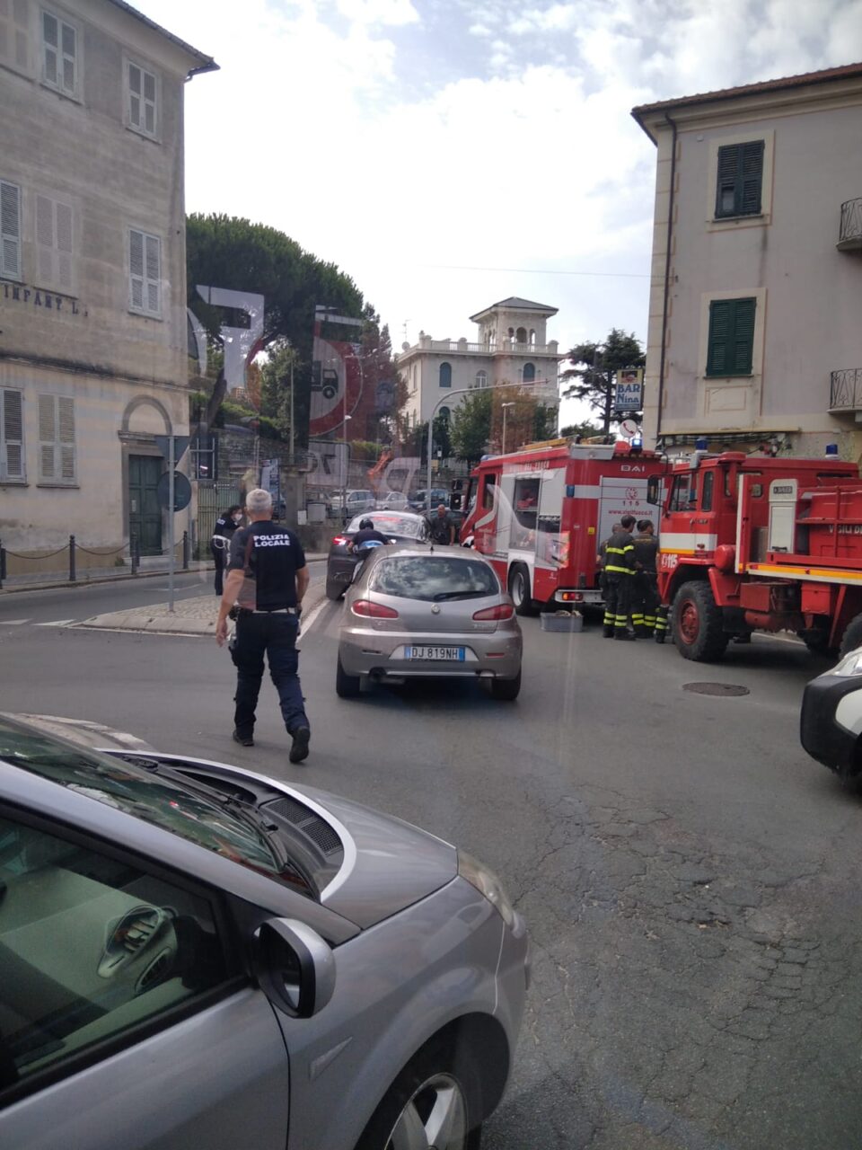 Bloccata Piazza Podestà a Lavagna
