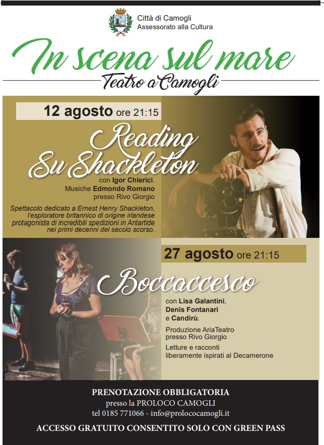 In scena sul mare… Teatro a Camogli