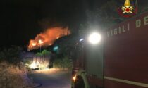 "Incendio di Bargonasco partito da una baracca e limitato a 4 ettari di vegetazione" - VIDEO