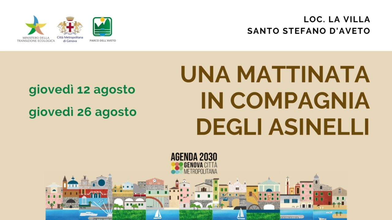 Parco dell’Aveto: in arrivo una mattinata in compagnia degli asinelli