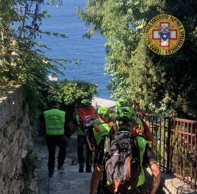 Donna si ferisce in Loc. S Nicolo’ Punta Chiappa: interviene il soccorso Alpino