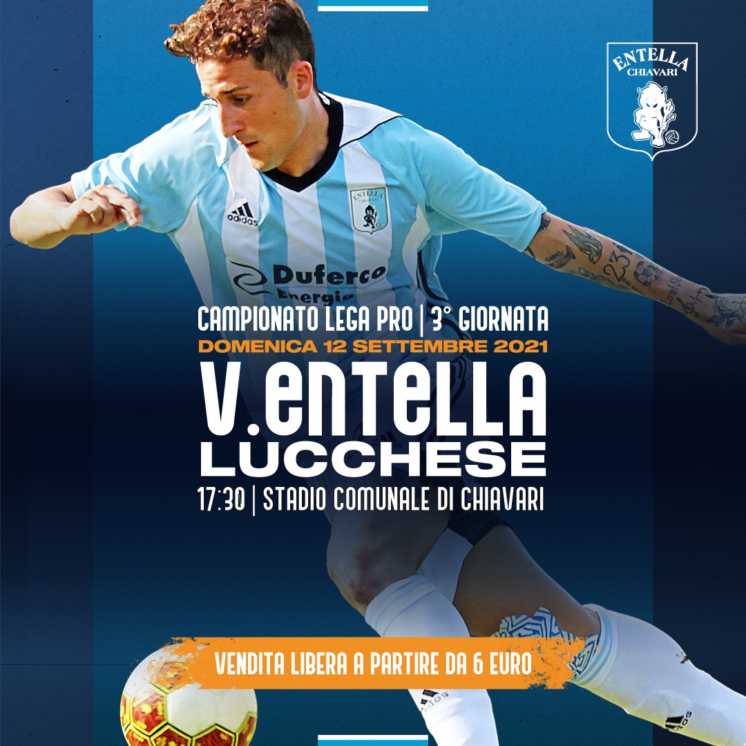 Domenica l’Entella affronterà la Lucchese