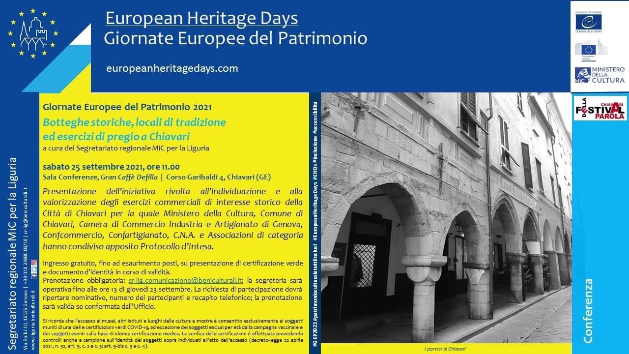 Giornate del Patrimonio, tutte le iniziative del weekend