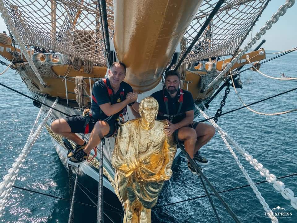 Un rapallese alla guida del Vespucci
