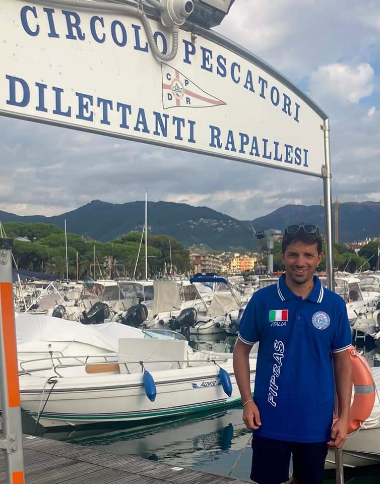 Il rapallese Matteo Guidicelli ai Campionati mondiali di pesca